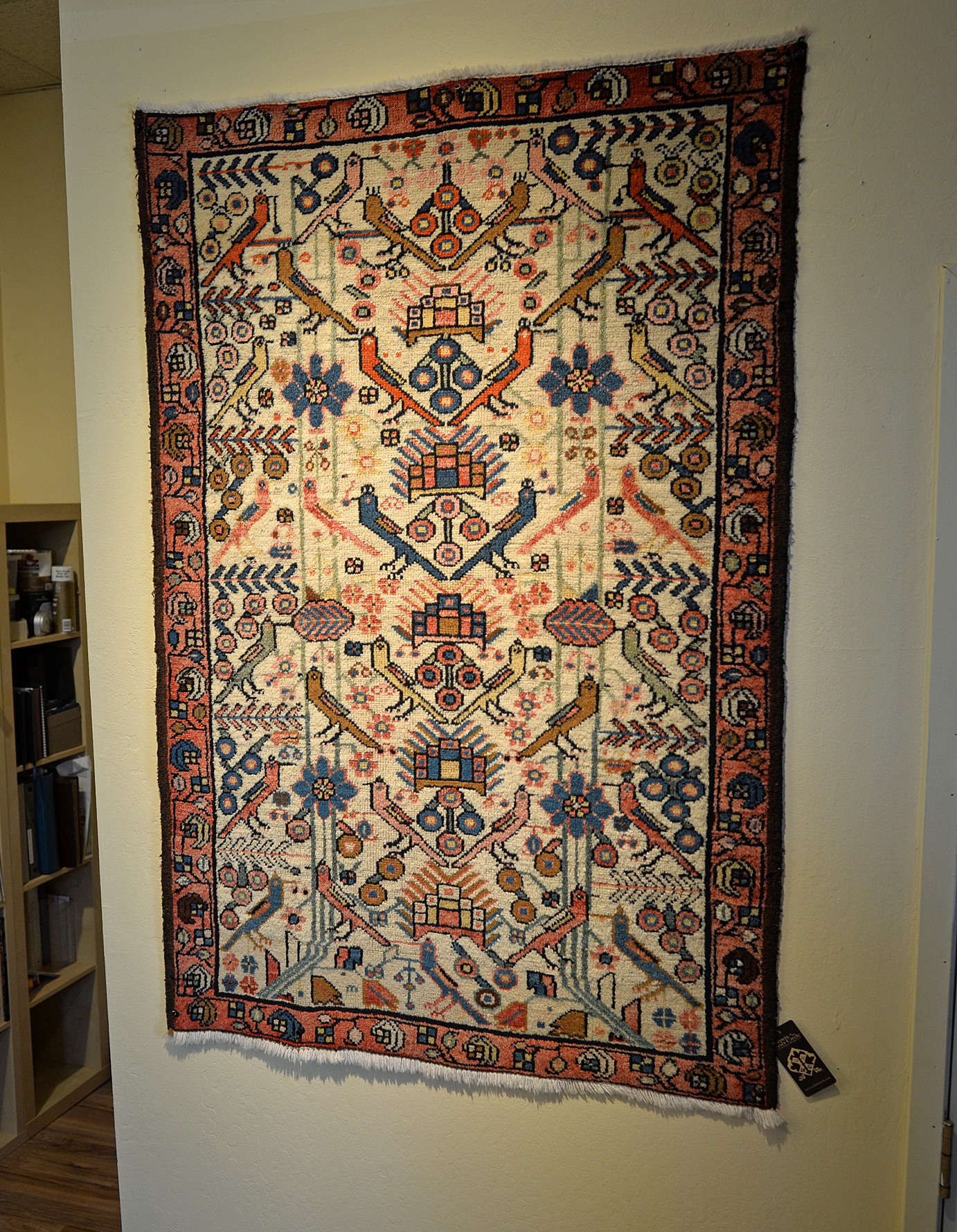 "Bird Poshti" - N.W. Persia handmade rug