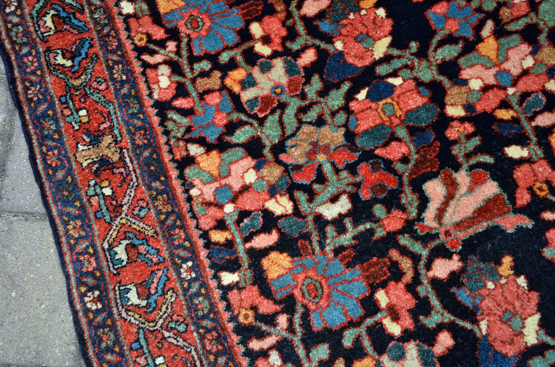 Bidjar small rug detail photo
